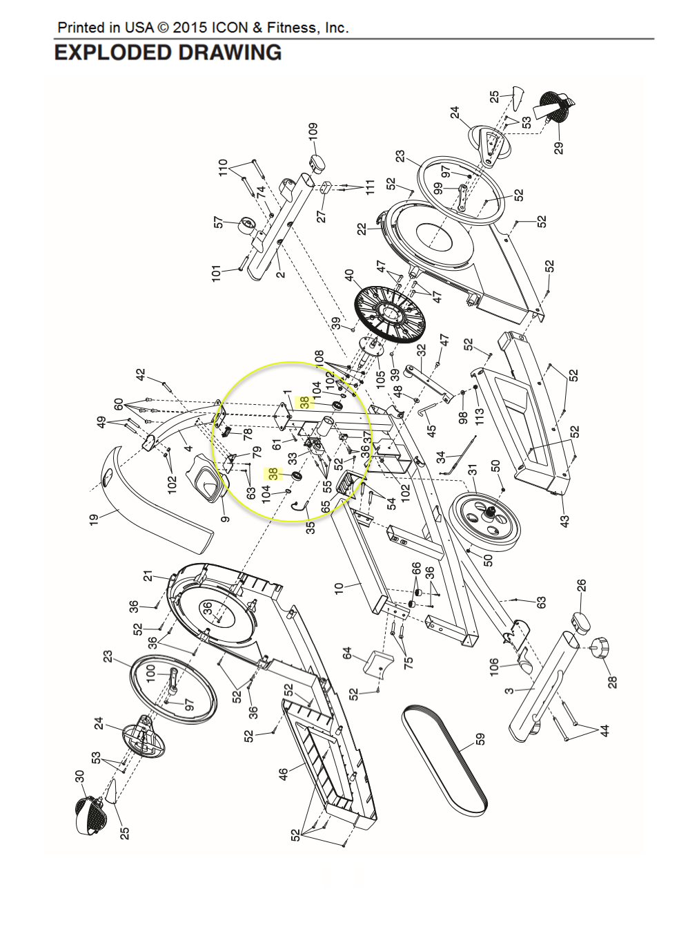 Nordictrack e7 best sale rear drive